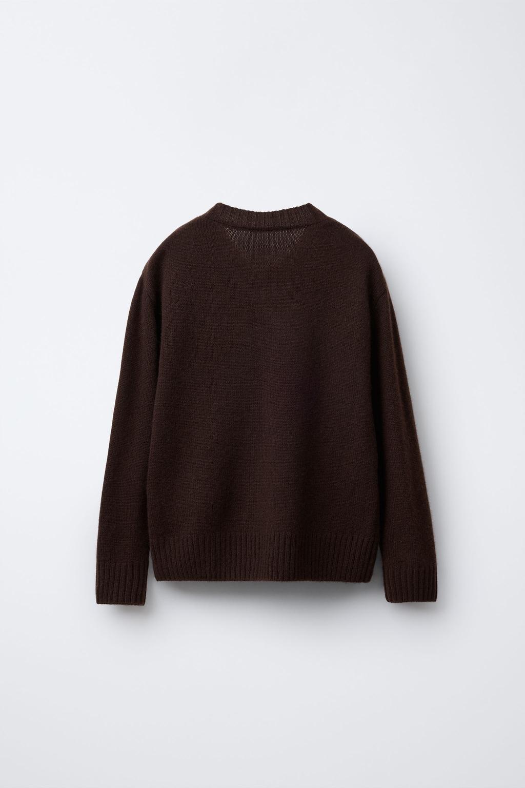 СВИТЕР ИЗ ШЕРСТИ И КАШЕМИРА BENSIMON ® X ZARA