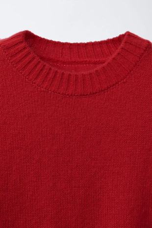 Red | 5755/770/600 - Zara Свитер из шерсти и кашемира BENSIMON ® X ZARA
