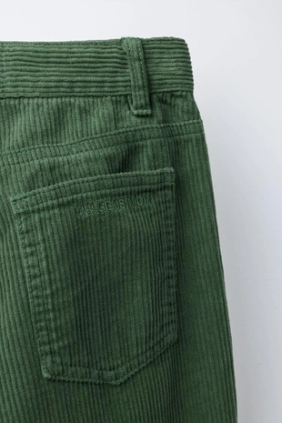 Вельветовые брюки STRAIGHT FIT BENSIMON ® X ZARA- Заказать в России