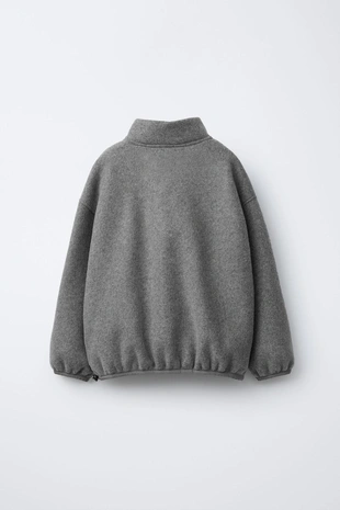 Купить Zara Толстовка из поларфлиса с нашивкой BENSIMON ® X ZARA
