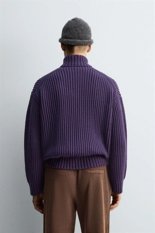 Purple | 9598/399/611 - Zara Кардиган PURL KNIT X SR_A