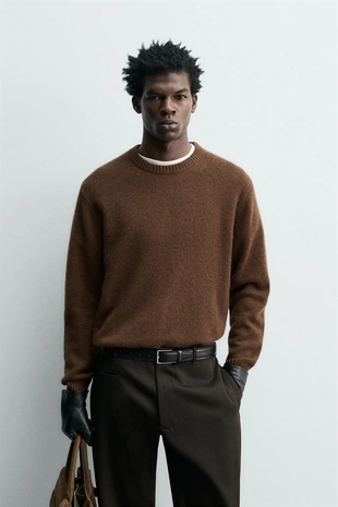 Свитер свободного кроя из 100% кашемира- Заказать в России