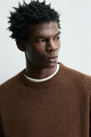 Свитер свободного кроя из 100% кашемира- Заказать в России