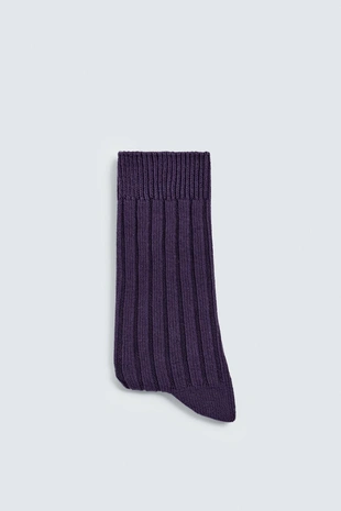 Purple | 3992/385/611 - Zara Носки с ребристой отделкой X SR_A