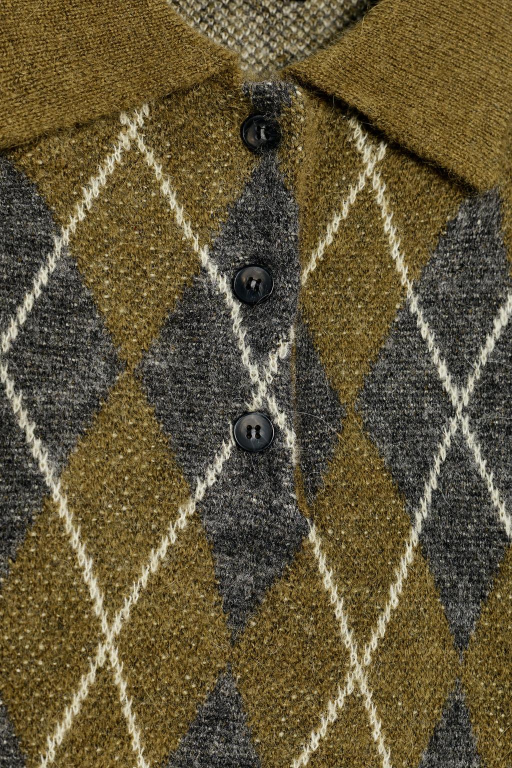 ДЖЕРСИ ПОЛО С РОМБАМИ