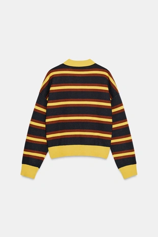 Multicoloured | 5536/214/330 - Zara Джерси поло в полоску