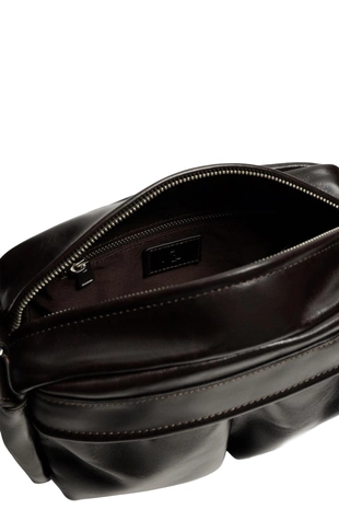 Кожаная сумка через плечо- Заказать в России