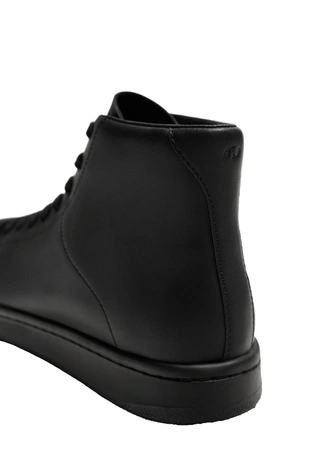 Black | 2114/620/800 - Zara Кожаные кроссовки-ботинки