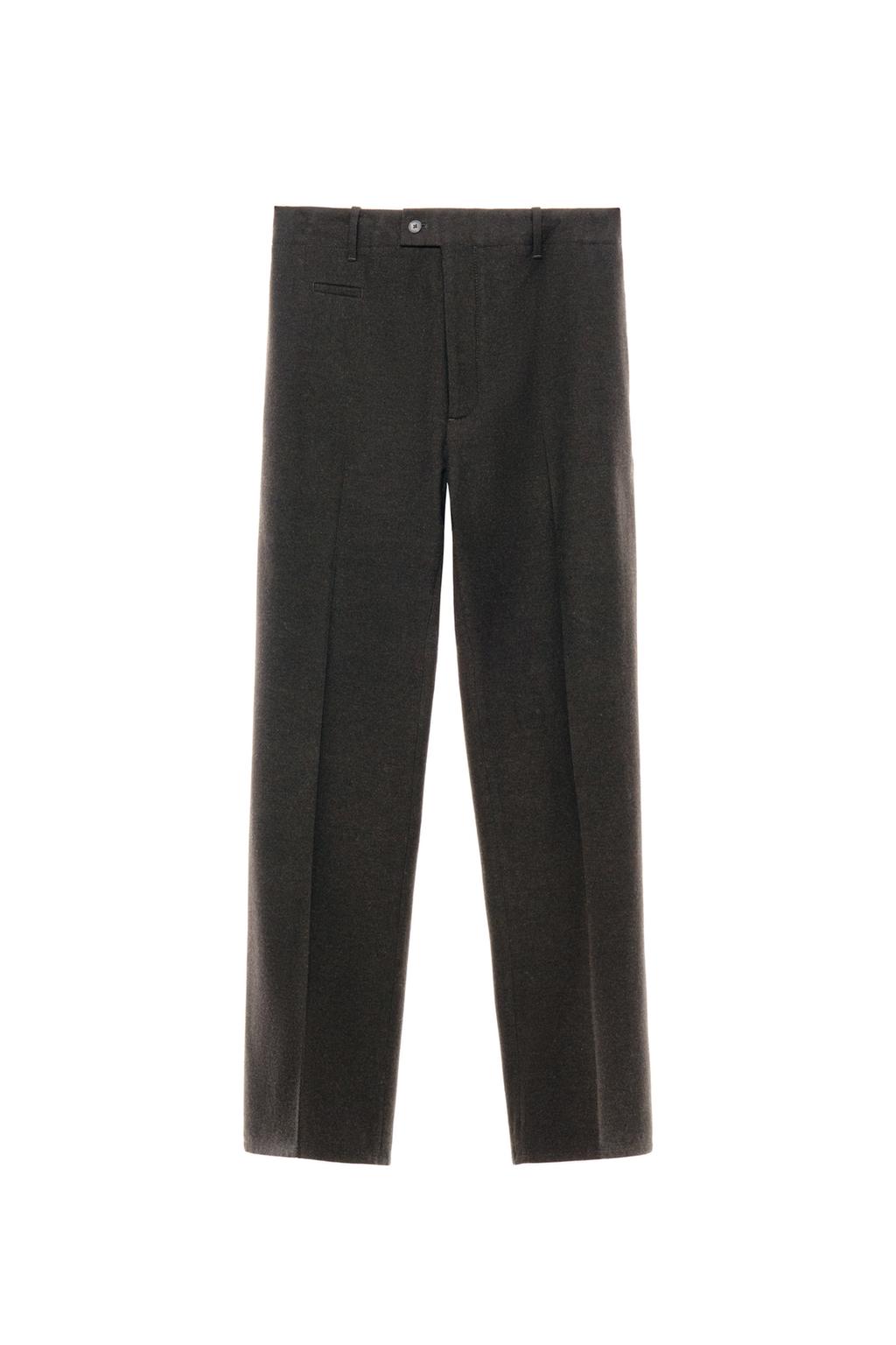 БРЮКИ REGULAR FIT ИЗ ФЛАНЕЛИ