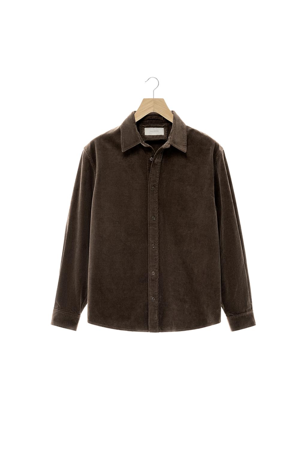 РУБАШКА RELAXED FIT ИЗ ВЕЛЬВЕТА