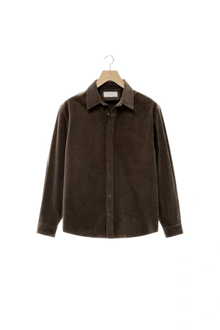 Рубашка RELAXED FIT из вельвета- Заказать в России