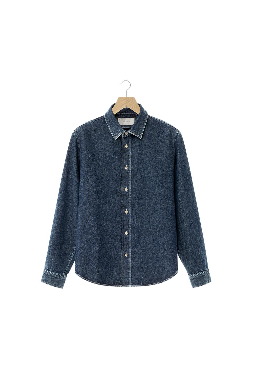 ДЖИНСОВАЯ РУБАШКА СВОБОДНОГО КРОЯ