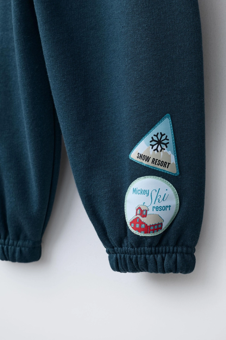 Брюки для бега mickey mouse © disney с флокированным принтом