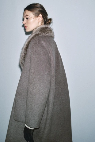 Пальто из смесовой шерсти — ZW COLLECTION LIMITED EDITION- Заказать в России