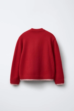 Купить Zara Трикотажный кардиган с двойным низом BENSIMON ® X ZARA