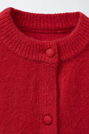 Reds | 5755/709/114 - Zara Трикотажный кардиган с двойным низом BENSIMON ® X ZARA