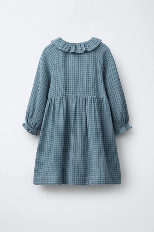 Купить Zara Фактурное платье в клетку BENSIMON ® X ZARA