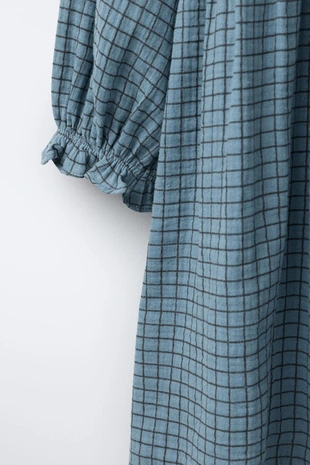 Фактурное платье в клетку BENSIMON ® X ZARA- Заказать в России