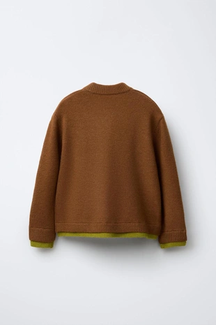 Купить Zara Кардиган BENSIMON ® X ZARA с двойным низом