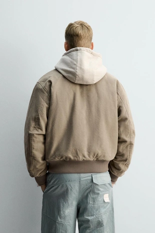 Текстурированная куртка-бомбер X SR_A- Заказать в России