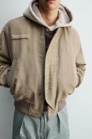 Текстурированная куртка-бомбер X SR_A- Заказать в России