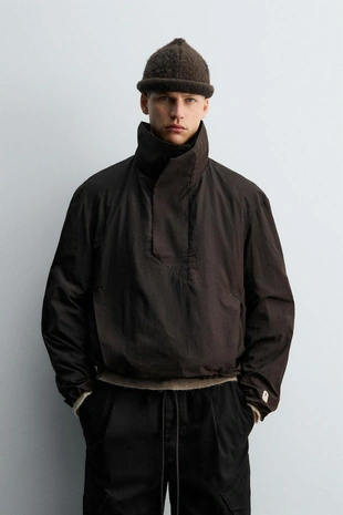 Ветровка с карманом на молнии TECHNICAL POUCH POCKET WINDBREAKER X SR_A- Заказать в России