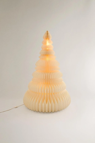 Напольная 3D елка из бумаги с подсветкой (160 см)- Заказать в России
