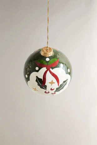 Елочное украшение PAPER HOLLY BAUBLE- Заказать в России