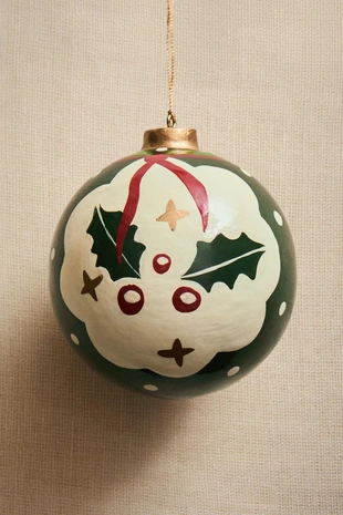 Елочное украшение PAPER HOLLY BAUBLE- Заказать в России