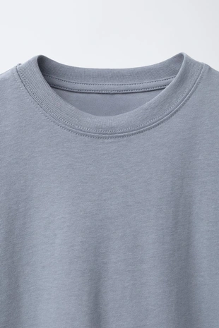 Grey | 1887/585/802 - Zara Базовая футболка MEDIUM WEIGHT