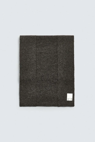 Brown / Taupe | 0506/323/737 - Zara Шарф из текстурированной пряжи X SR_A