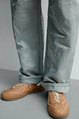 Sand Brown | 2275/620/107 - Zara Кроссовки из кожи SR_A