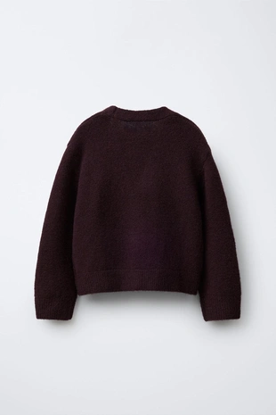 Купить Zara Кардиган с цветочными аппликациями из атласа