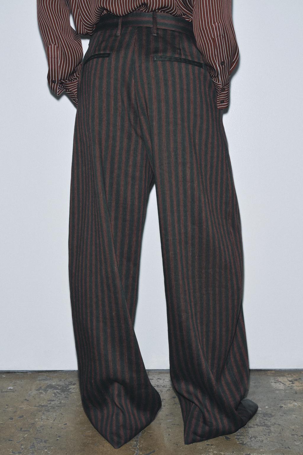 БРЮКИ В ПОЛОСКУ — ZW COLLECTION