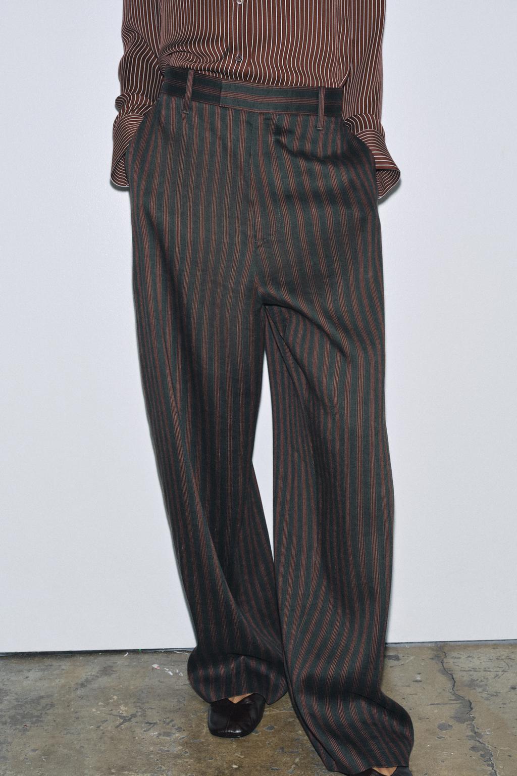 БРЮКИ В ПОЛОСКУ — ZW COLLECTION