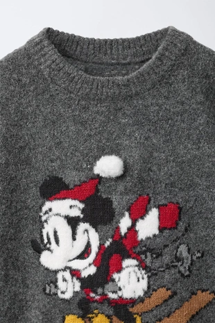 Anthracite grey | 2756/625/807 - Zara Джемпер вязаный MICKEY MOUSE © DISNEY