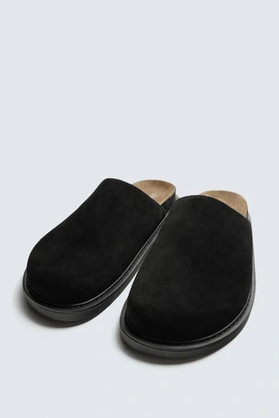 Купить Zara Кожаные сабо