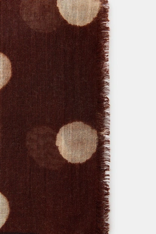 Шарф с принтом в горошек- Заказать в России