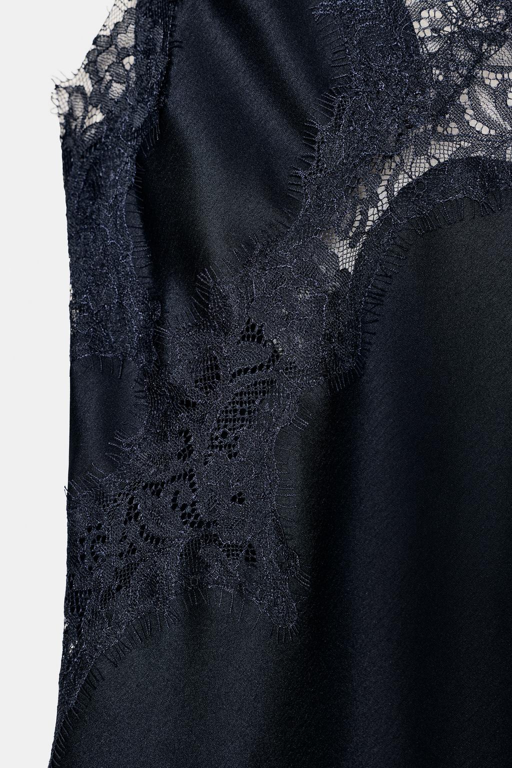 ПЛАТЬЕ АСИММЕТРИЧНОГО КРОЯ С КРУЖЕВОМ — ZW COLLECTION