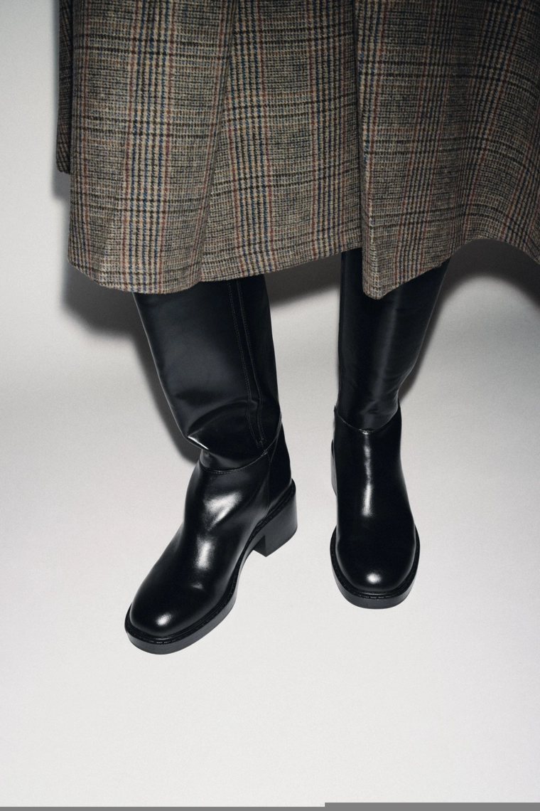 Ботильоны на устойчивом каблуке