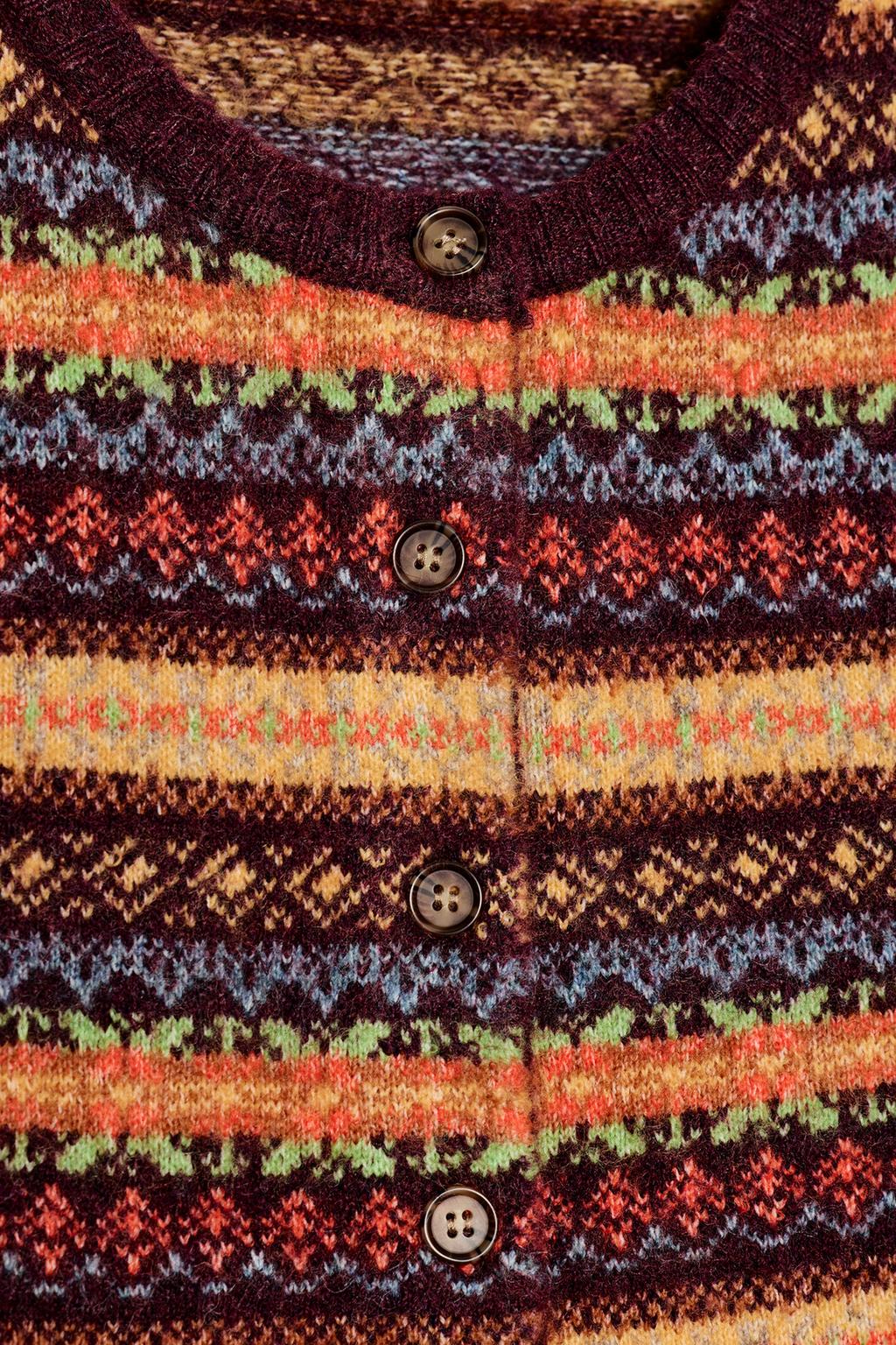 КОРОТКИЙ ЖАККАРДОВЫЙ КАРДИГАН