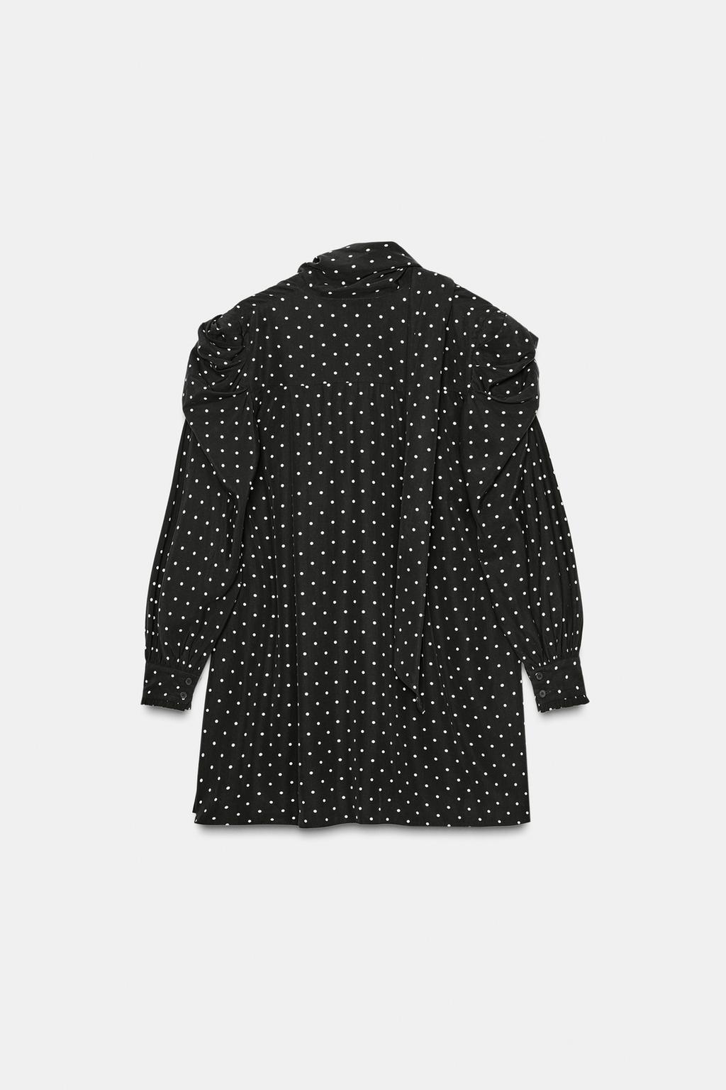 ПЛАТЬЕ В ГОРОШЕК С ПЛАТКОМ — ZW COLLECTION