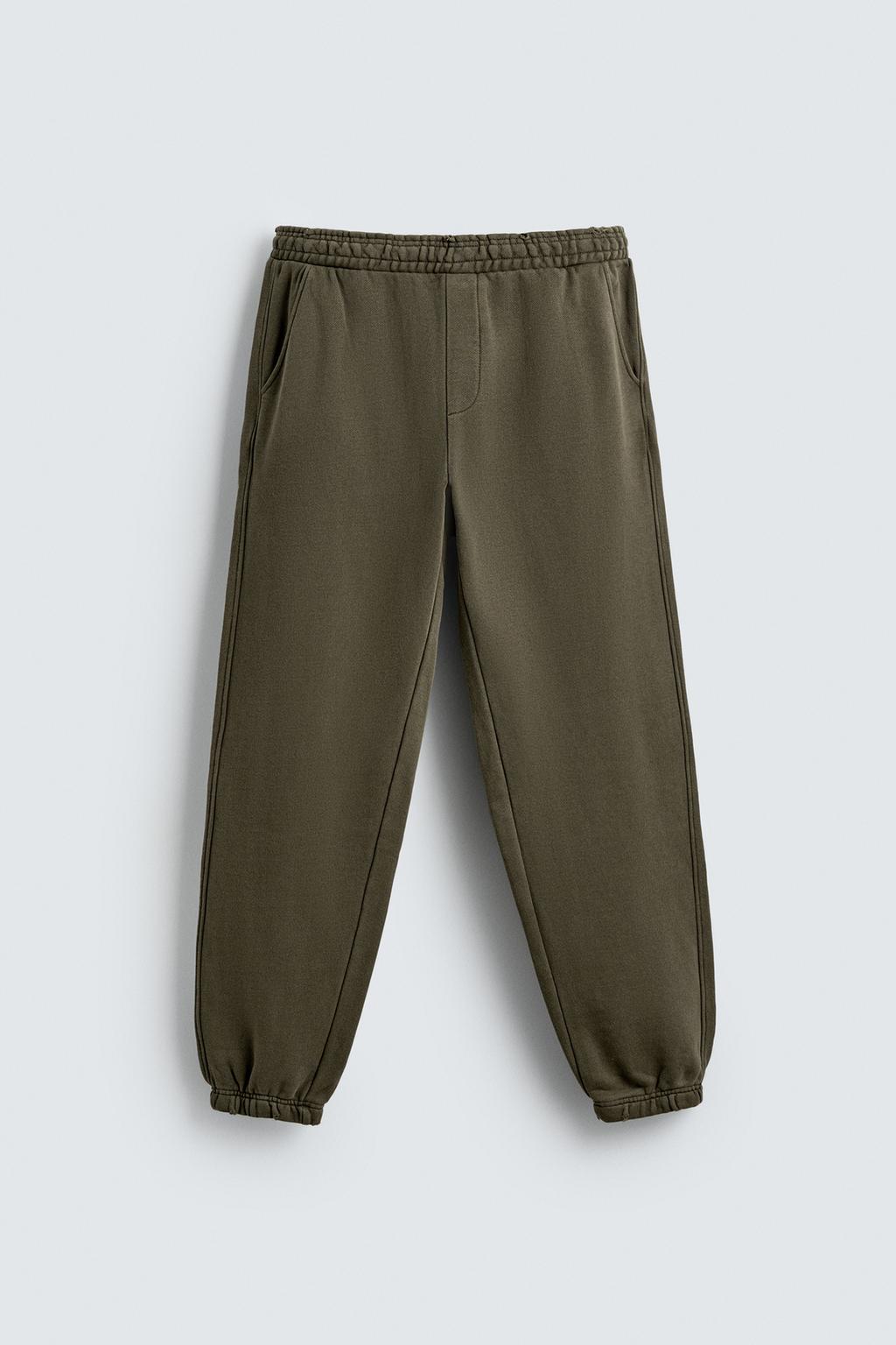 БРЮКИ RELAXED FIT С ЭФФЕКТОМ ПОТЕРТОСТИ