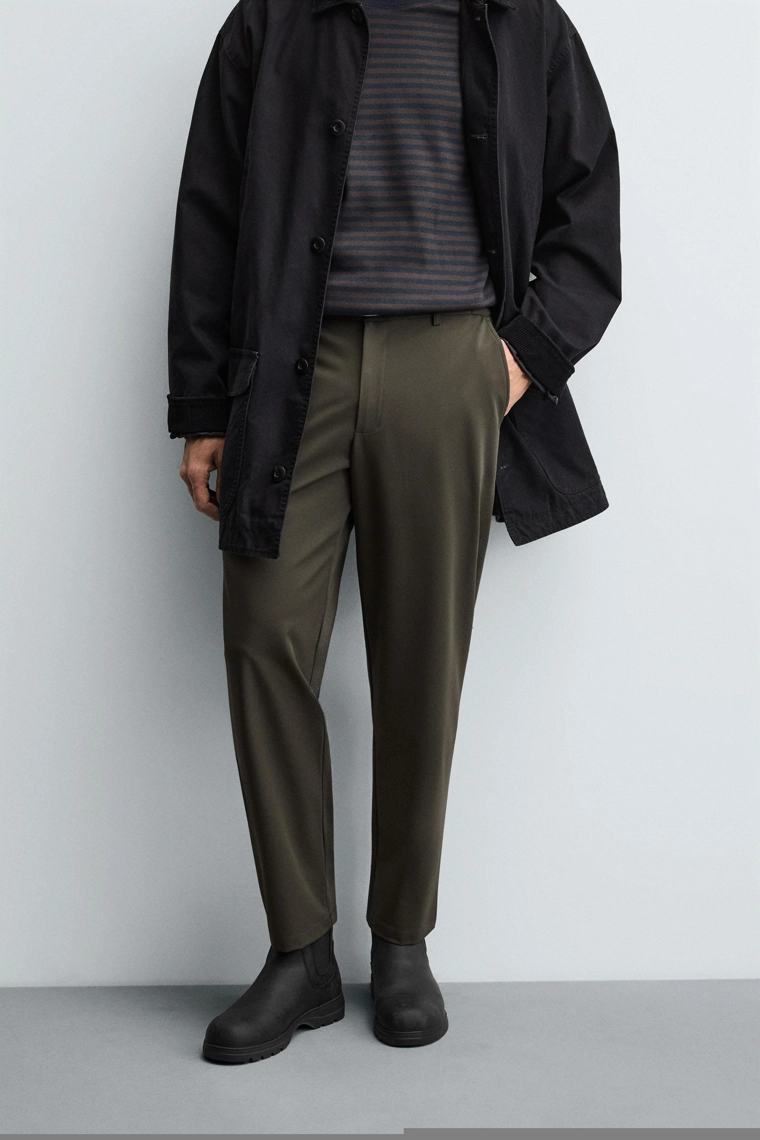 Брюки с текстурой для комфорта