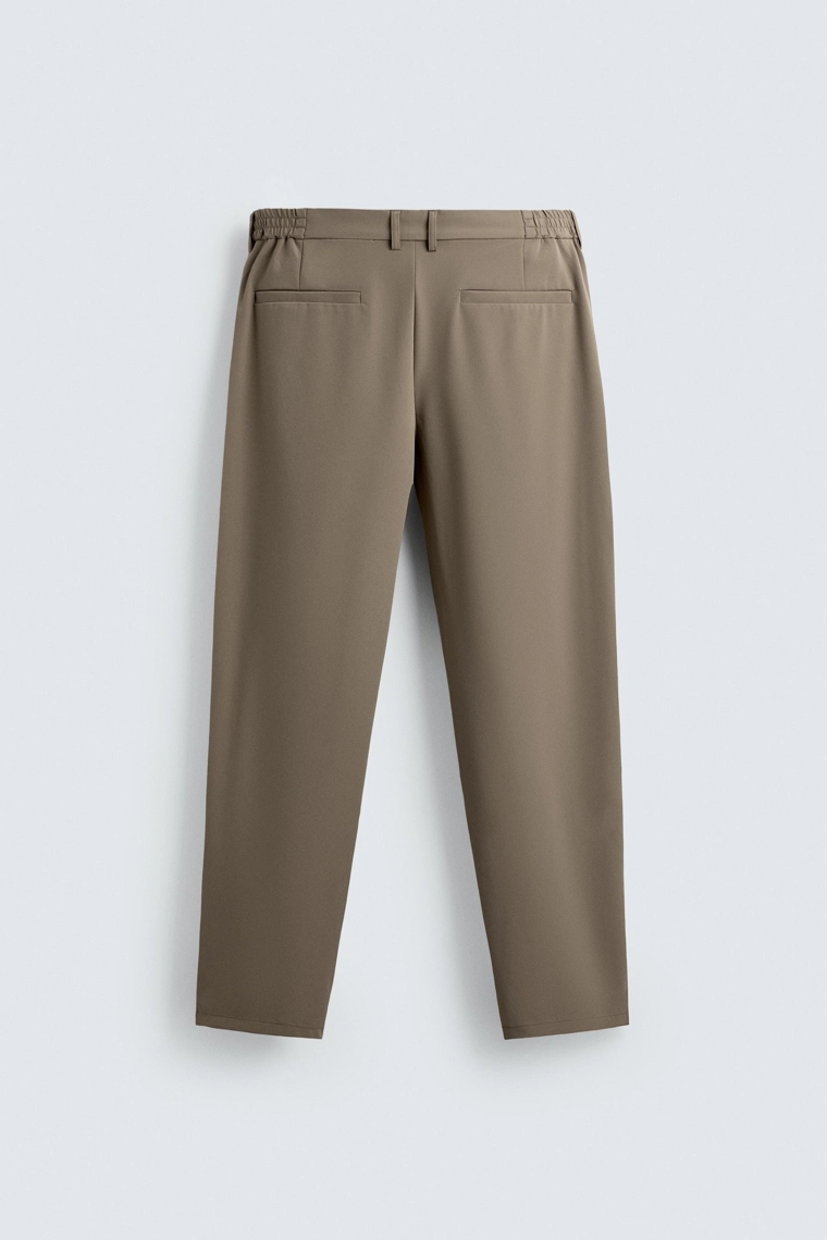 Брюки комфорт из текстурированной ткани