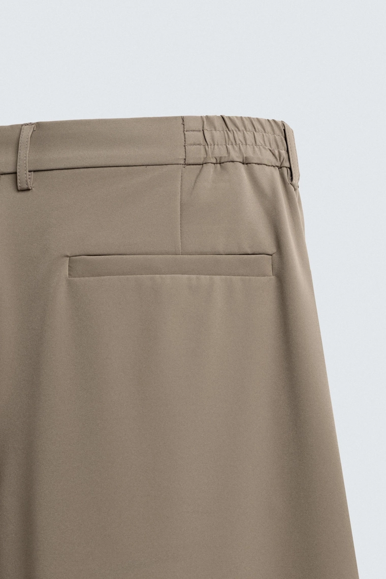 Брюки комфорт из текстурированной ткани