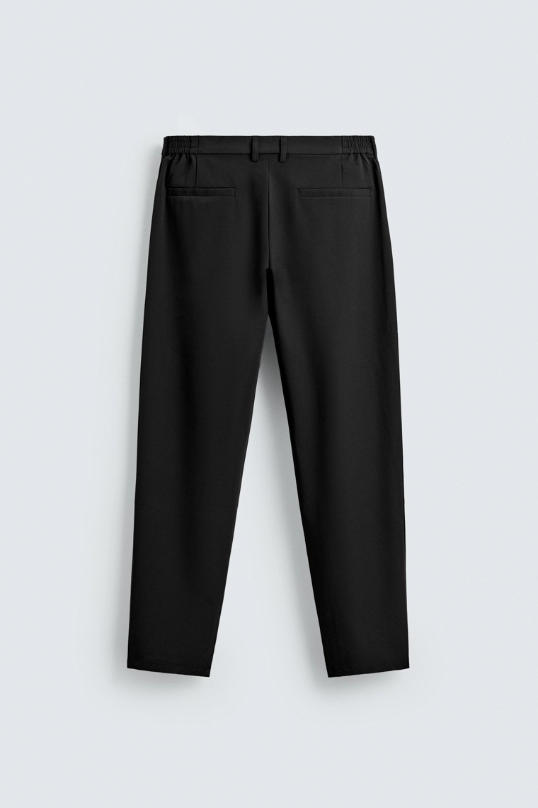 Брюки из комфортного текстурированного материала