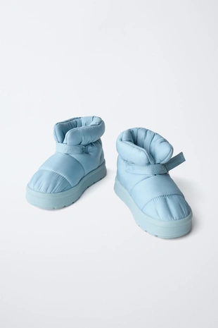 Blue | 6147/630/400 - Zara Нейлоновые водоотталкивающие ботинки