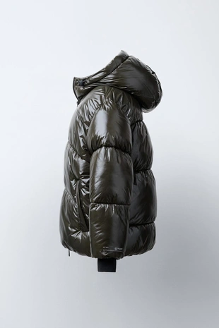 Стеганое пальто с капюшоном WATER REPELLENT- Заказать в России