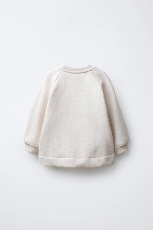 Купить Zara Однотонная толстовка с этикеткой